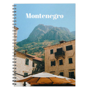 Stadtlandschaft von Montenegro Notizblock