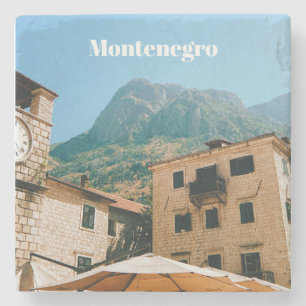 Stadtlandschaft von Montenegro Steinuntersetzer