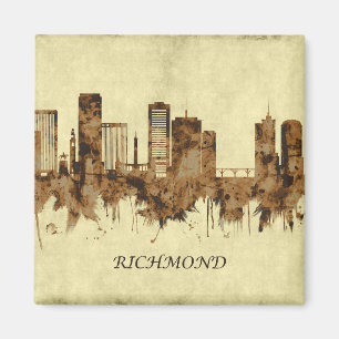 Stadtlandschaft von Richmond Virginia Magnet