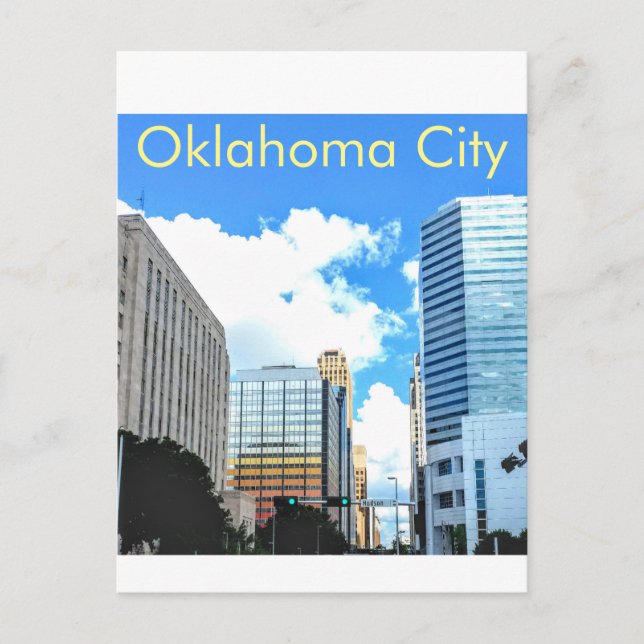 Stadtmagnet Oklahoma Postkarte (Vorderseite)