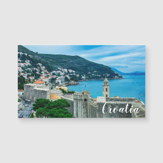 Stadtmauer von Dubrovnik Magnetkarte (Vorderseite)