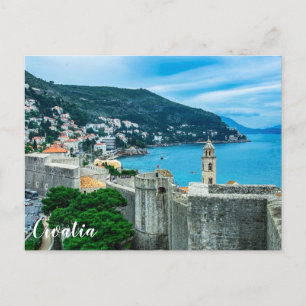 Stadtmauer von Dubrovnik Postkarte