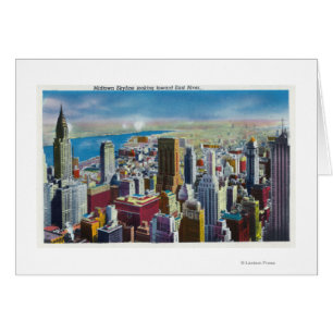 Stadtmitte-Skyline-Ansicht in Richtung zu East