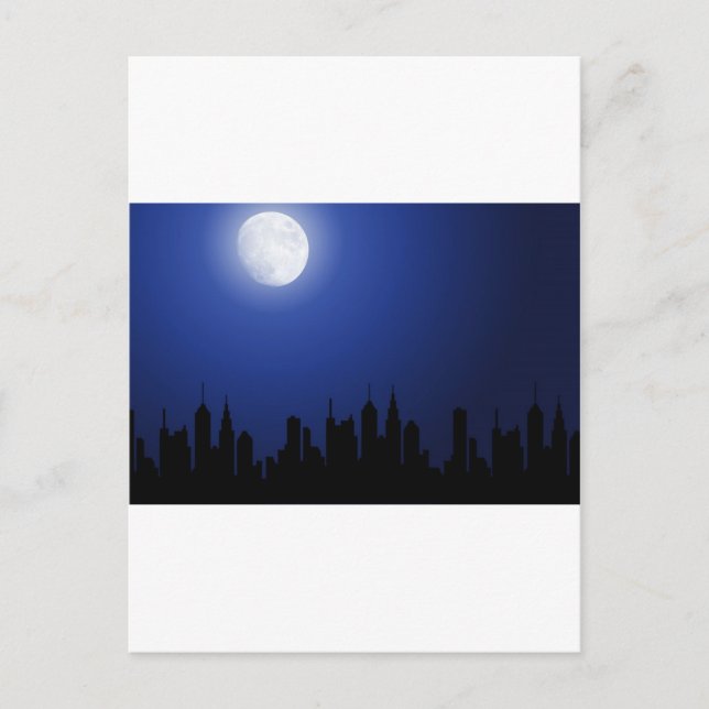 STADTNACHT POSTKARTE (Vorderseite)