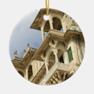 Stadtpalast, Udaipur, Rajasthan, Indien Keramik Ornament