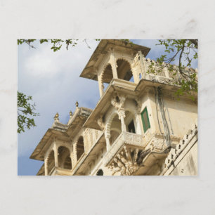 Stadtpalast, Udaipur, Rajasthan, Indien Postkarte