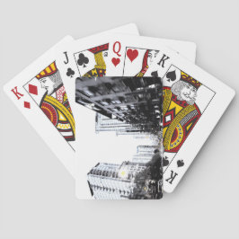 Stadtphoto die Nacht Spielkarten