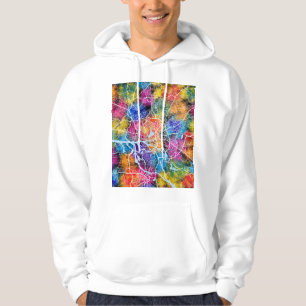 Stadtplan Hamburg Deutschland Hoodie