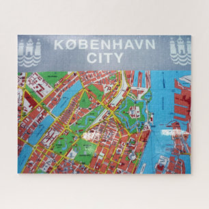 Stadtplan Kopenhagen Puzzle