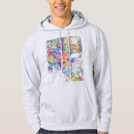 Stadtplan von Addis Abeba Äthiopien Hoodie