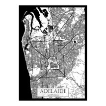 Stadtplan von Adelaide Australien