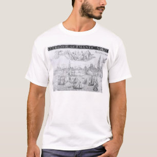 Stadtplan von Antwerpen, 1549 T-Shirt