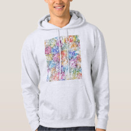 Stadtplan von Bekasi Indonesien Hoodie