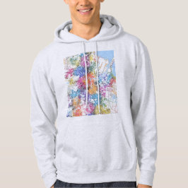 Stadtplan von Brisbane Australien Hoodie