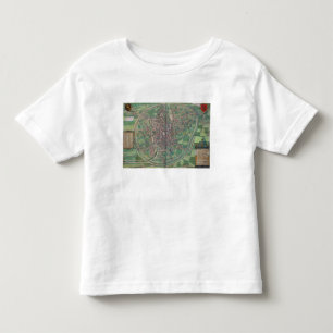 Stadtplan von Brüssel, von 'Civitates Orbis Terra Kleinkind T-shirt
