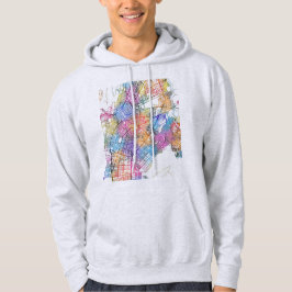 Stadtplan von Cali Kolumbien Hoodie
