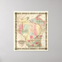 Stadtplan von Colton in Wisconsin (1851)