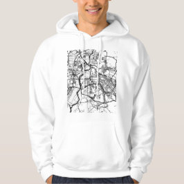 Stadtplan von Gwangju Südkorea Hoodie