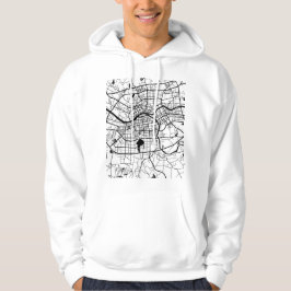Stadtplan von Jinhua, China Hoodie