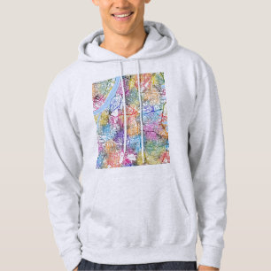 Stadtplan von Kolkata Westbengalen Hoodie