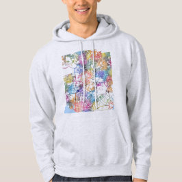 Stadtplan von Manaus Brasilien Hoodie