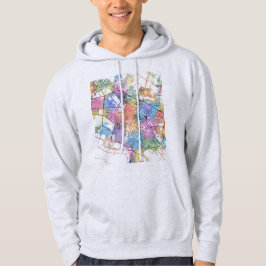 Stadtplan von Maschhad Iran Hoodie