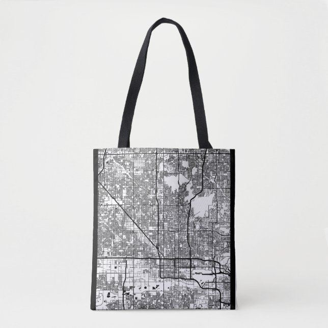 Stadtplan von Phoenix Arizona (Vorderseite)