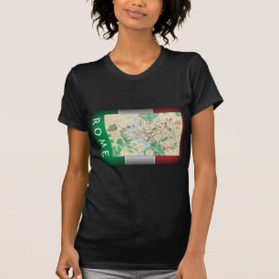 Stadtplan von Rom T-Shirt