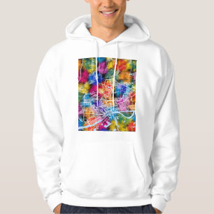 Stadtplan von Rostow am Don Russland Hoodie