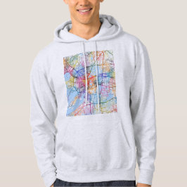 Stadtplan von Suzhou China Hoodie