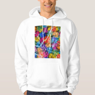 Stadtplan von Ufa Russland Hoodie