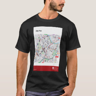 Stadtplan Wien T-Shirt