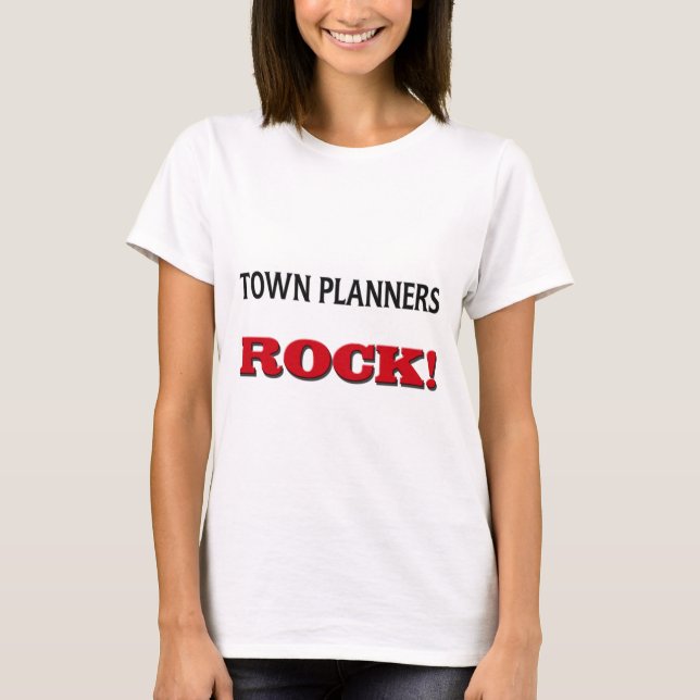 Stadtplaner-Felsen T-Shirt (Vorderseite)