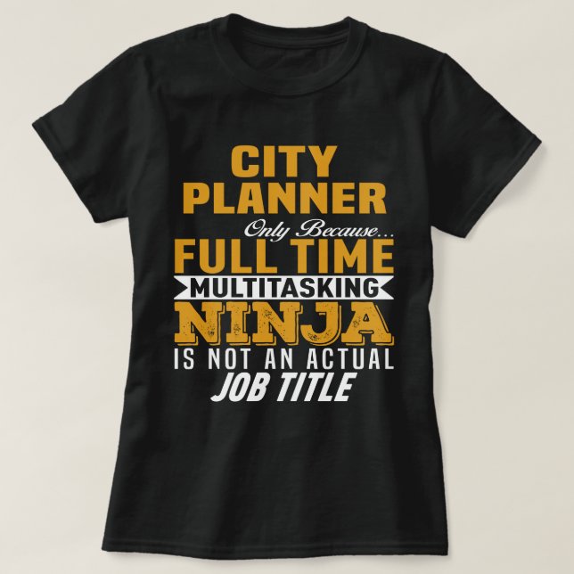 Stadtplaner T-Shirt (Design vorne)