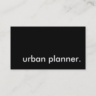 Stadtplaner Visitenkarte