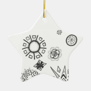 Stadtstar 1 MERRY CHRISTMAS m3galleryStudio Keramik Ornament