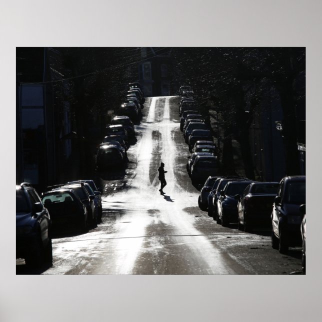 Stadtstraße Poster (Vorne)