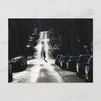 Stadtstraße Postkarte