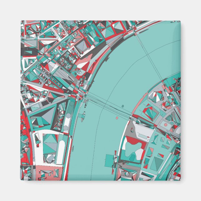 Stadtstruktur in London Magnet (Vorne)