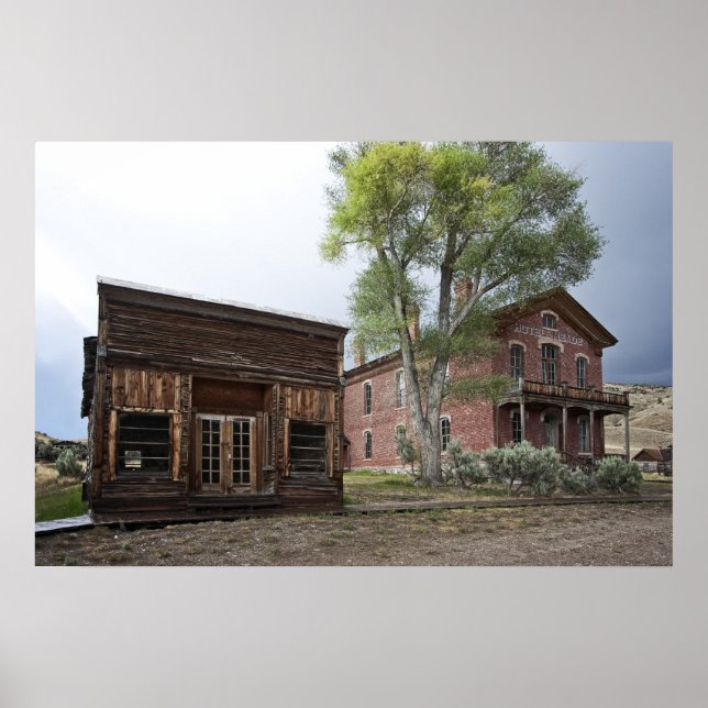 STADTSTUFE UND HOTEL MEADE - BANNACK MONTANA POSTER (Vorne)