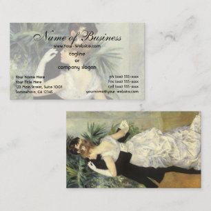 Stadttanz von Renoir, Hochzeitsportrait von Vintag Visitenkarte
