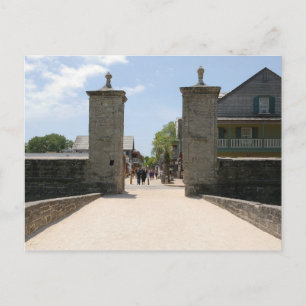 Stadttor Saint Augustine Florida Postkarte