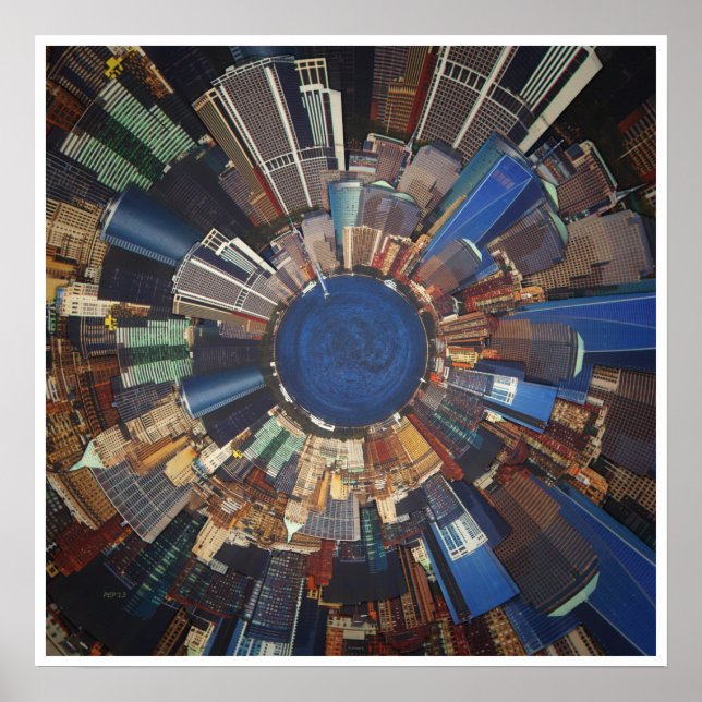 Stadtumgebung Poster (Vorne)