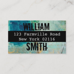 Stadtverfall-Graffiti-Visitenkarten Visitenkarte