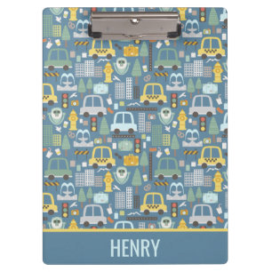 Stadtverkehr Kinder Personalisiert Klemmbrett