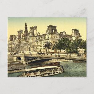Stadtverwaltung, Paris, Frankreich klassisches Pho Postkarte