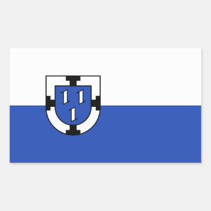 Stadtwappen-Flagge Bottrop Deutschland Symbol Schi Rechteckiger Aufkleber