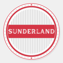 Stadtwappen von Sunderland City Pride – Englische Runder Aufkleber