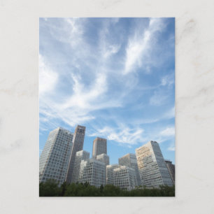Stadtzentrum Peking Postkarte