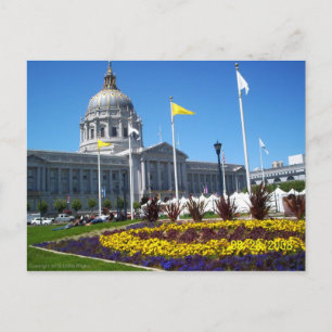 Stadtzentrum von San Francisco Postkarte